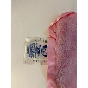 Ferber pink bear plush blanket